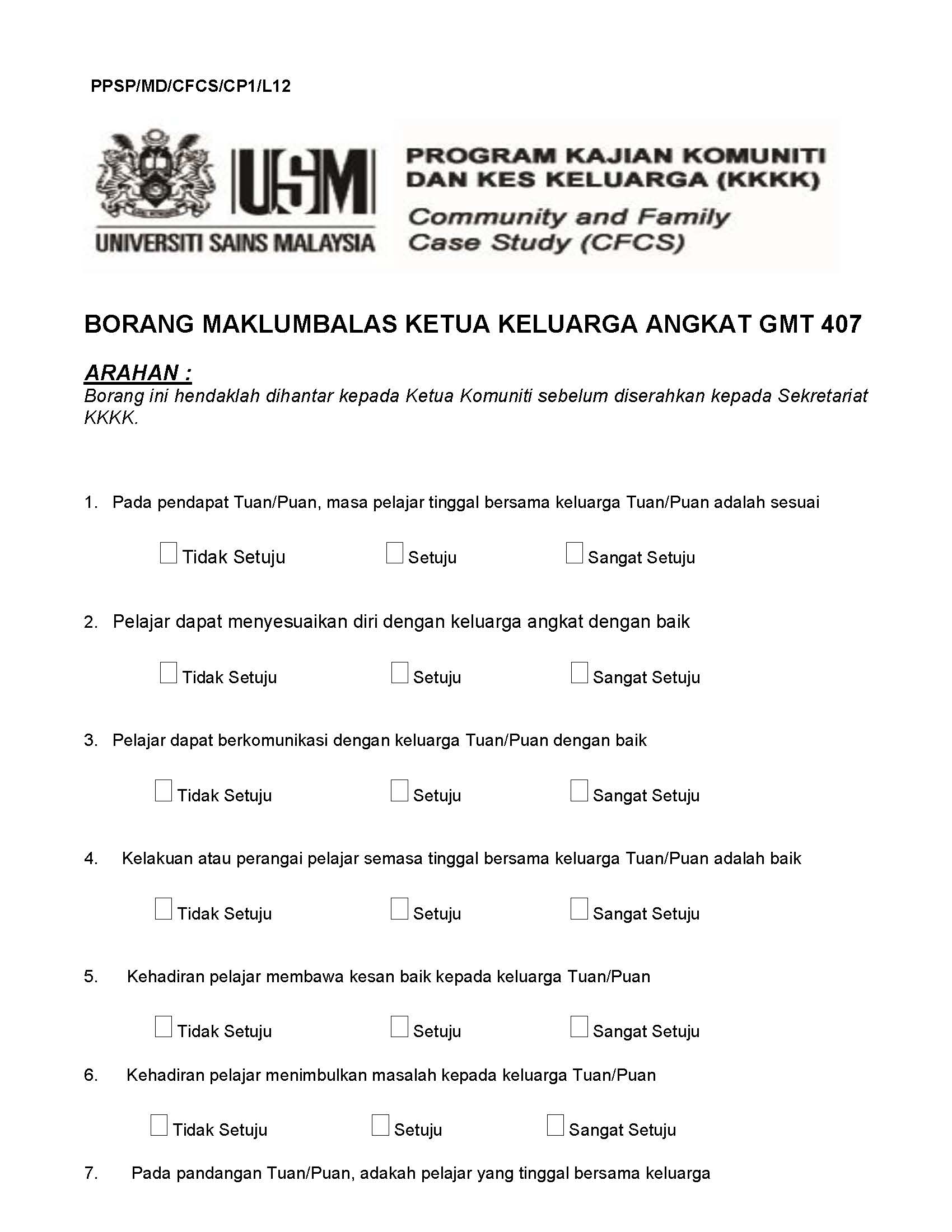 BORANG MAKLUMBALAS KETUA KELUARGA ANGKAT Page 1