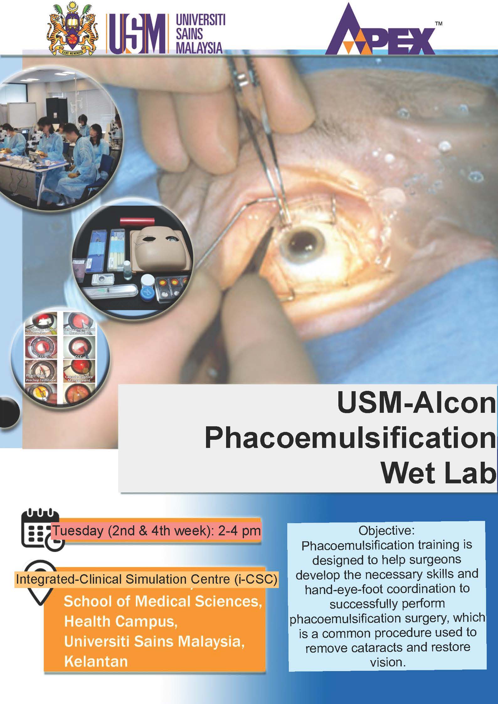 Flyers Phacoemulsification Wet Lab