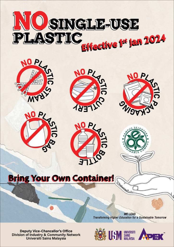 POSTER NO SINGLE USE PLASTIC