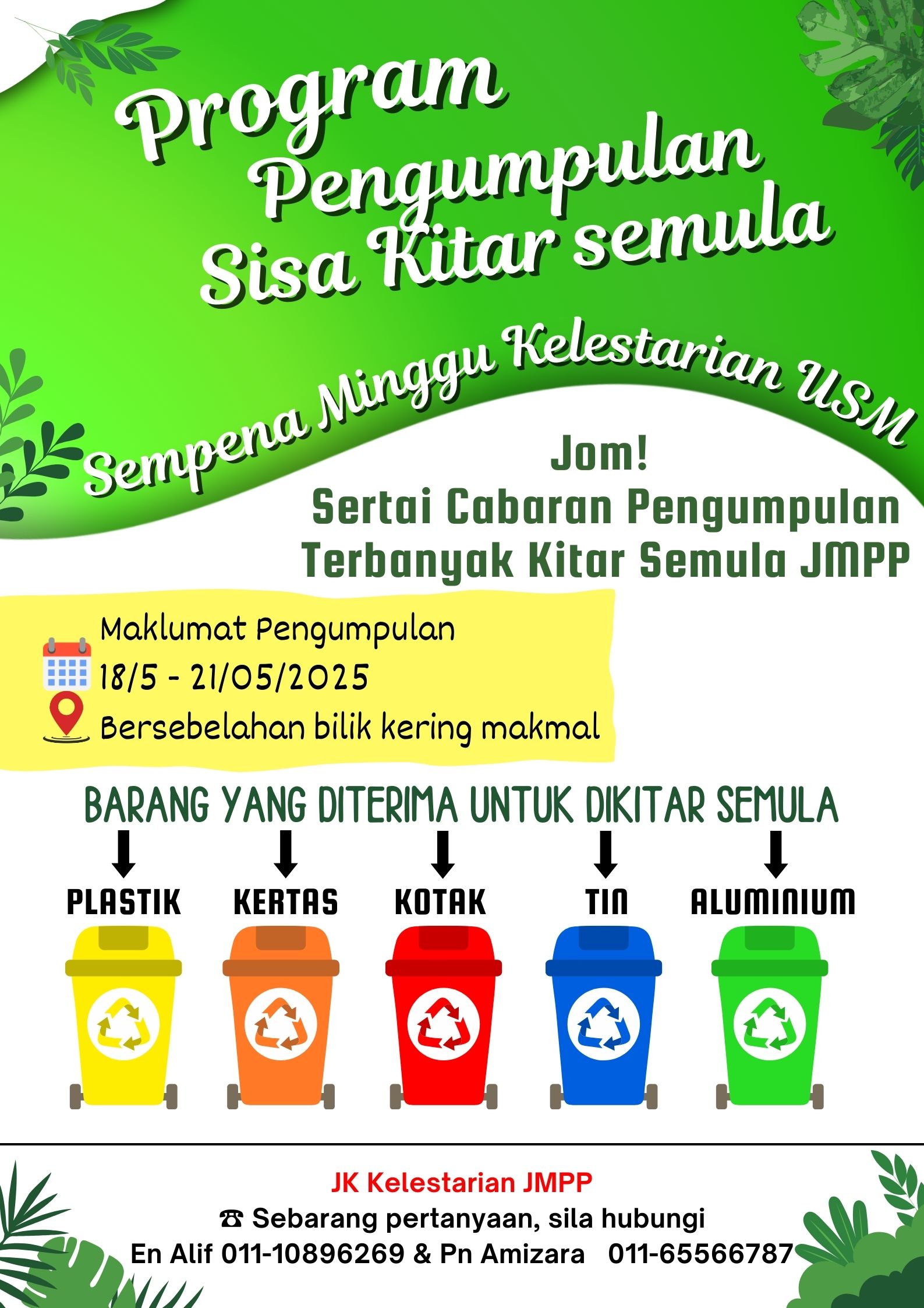 Recycle program May 2025
