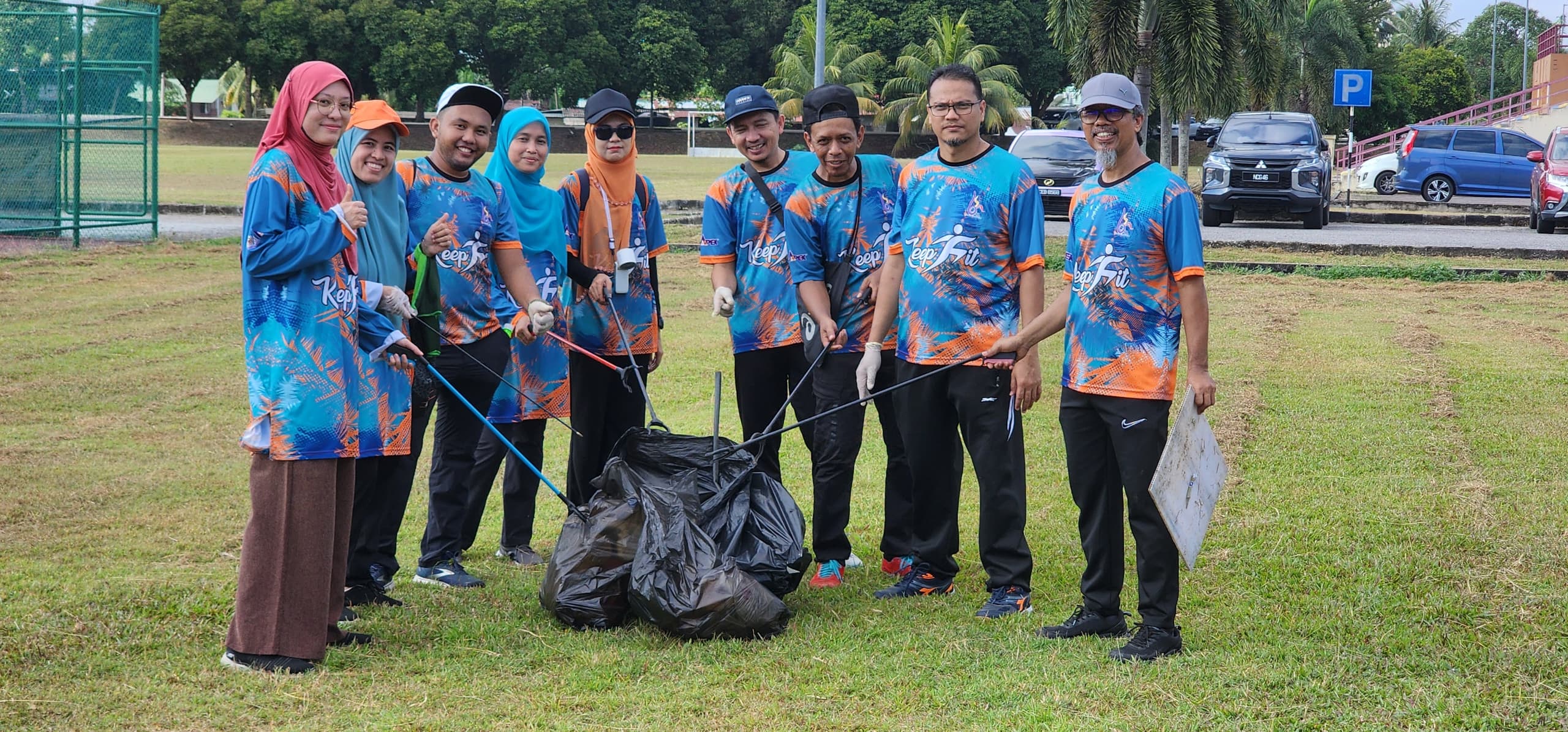 Plogging Jabatan Beg Sampah