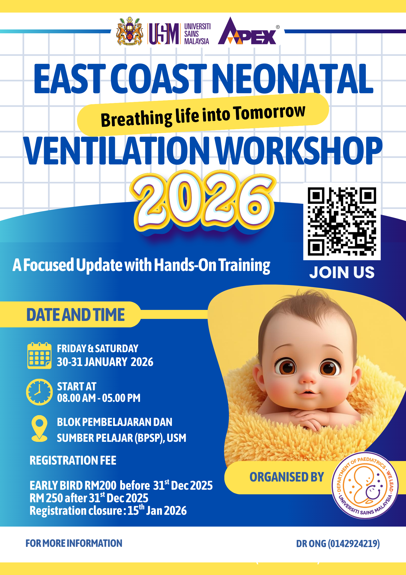 Poster baru dengan QR