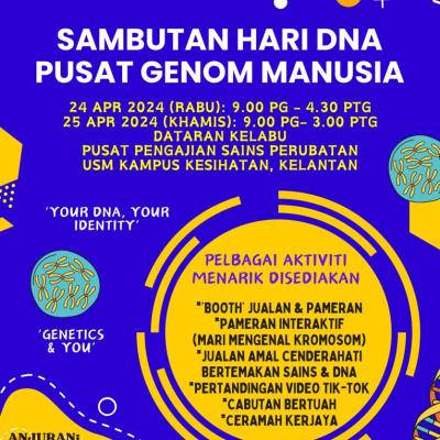 Sambutan Hari Dna Pusat Genom Manusia