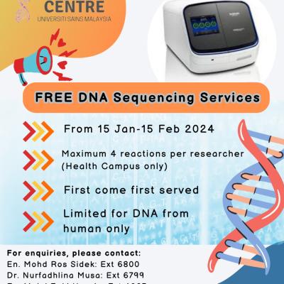 Free DNA Sequencing  Services 