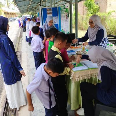 Lawatan Booth Oleh Murid Sekolah